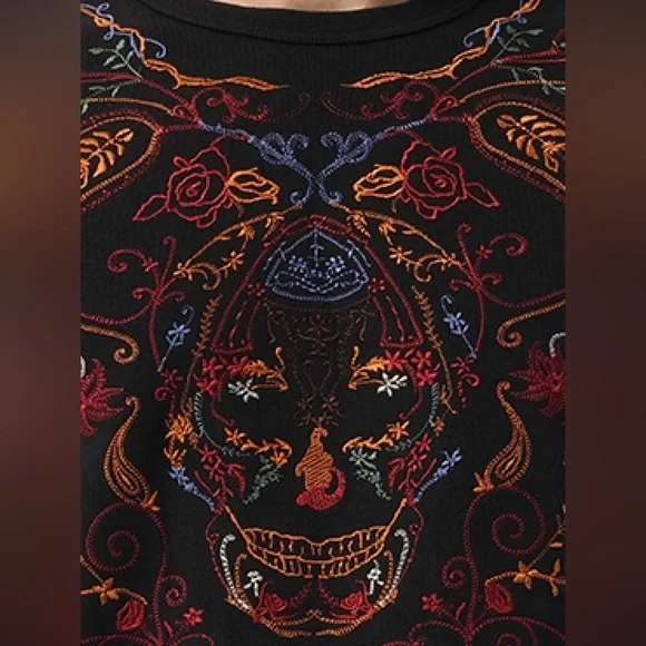 NWT Men’s Alexander McQueen Victorian Emb Skull Embroidered Crewneck Sweater - Picture 11 of 14